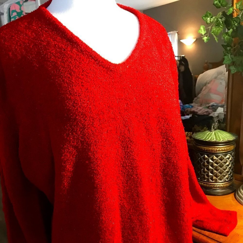 Sparkly Red Sweater